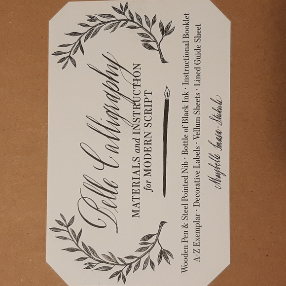 NWT Belle Calligraphy Boxed Kit - Picture 7 of 9